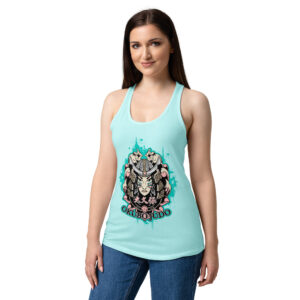 Okubo Lotus Women’s fitted racerback tank top